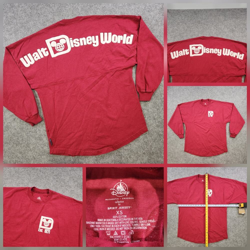 Disney Spirit Jersey T Shirt Adult XS Walt Disney World Est 1971 Pullover Park